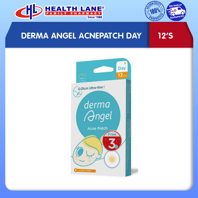 DERMA ANGEL JERAWATPATCH DAY (12'S)